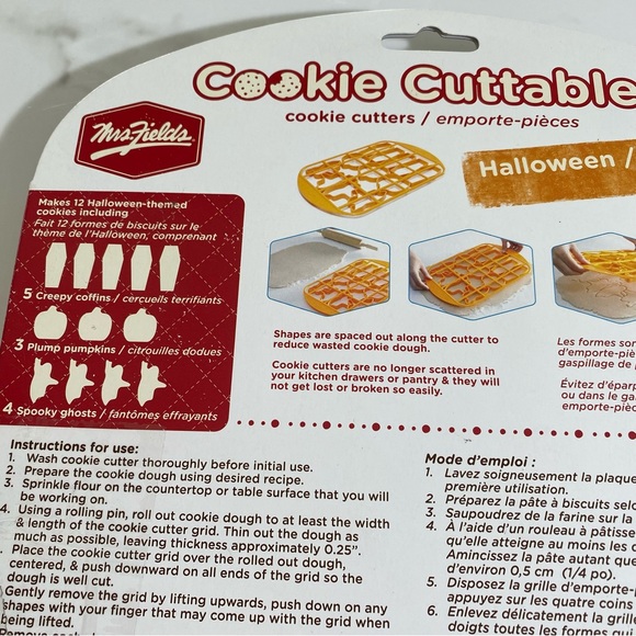 Mrs Fields Cookie Cuttables Halloween Theme Plastic Tray - Picture 5 of 11
